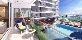 căn hộ Condotel Vinholiday Grand World Phú Quốc, view biển view hồ bơi