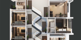 Nhà liền kề nằm cạnh Shophouse và trung tâm thương mại AEON MALL