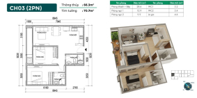 Chung cư cao cấp, dư án thần tốc. Chỉ 1.9tỷ/căn 2PN (66m2) tại Phương Đông Green