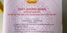 Mảnh đất thuộc Cán Tỷ, Quản Bạ, Hà Giang.