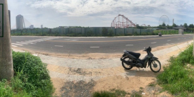 Cho thuê đất Bạch Đằng đối diện công viên Châu Á, 2000m2, giá hợp lý