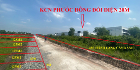 Sỉ 15 nền cổng sau kcn phước đông