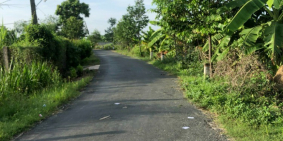 Nhà ở mặt tiền, thích hợp cho dân sài gòn về quê nghĩ dưỡng