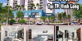 Bán căn hộ chung cư cao cấp cho CBCNVC, Shophouse, NOXH tại P.4-TPVL