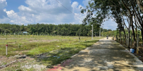 Đất Chơn Thành (100m2 thổ cư) sổ hồng sẵn, công chứng liền tay.