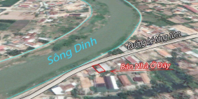 Bán lô đất có sẳn nhà view Sông Dinh cực thơ mộng duy nhất 1 lô ở Ninh Phú