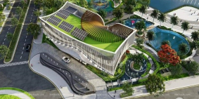 Bán nhà 1 Trệt 2 Lầu có sân vườn phía sau. Ngay khu đô thị mới Châu Đốc 