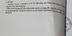 BÁN NHÀ BÌNH THẮNG, Dĩ An, Bình Dương, 2 TỶ 6