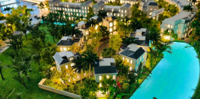 Biệt thự siêu VIP tiền lộ hậu sông