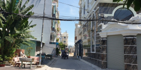 bán đất gò vấp 2 mặt tiền hẻm xe hơi, diện tích 5m x 12m sổ hồng riêng 57m2.