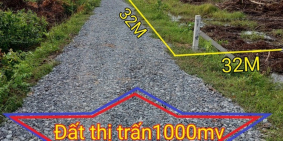 680 triệu sở hữu ngay mảnh đất lập nhà vườn 1000mv ngay trung tâm thị trấn