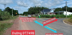 Bán gấp lô đất Dầu Tiếng gần trường học Minh Thạnh, 5x35+100 thổ cư 580tr