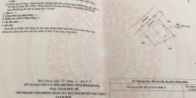 Đất Dầu Tiếng xã Long Hòa gần khu công nghệ cao Becamex 20x24+100tc giá 1ty2 SHR