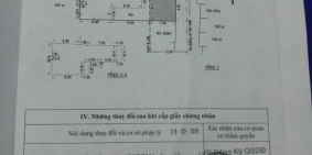 Bán nhà mặt tiền đường 20m hướng ra Lê Văn Quới