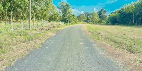 đất thổ cư 100m2 mặt tiền đường nhựa