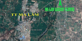 bán đất thị trấn Ma Lâm cách cao tốc 1km