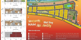Mở bán Shoptel 3 tầng ngay mặt sông, hướng Biển khu đô thị Nam Hội An city
