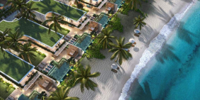 Biệt Thự biển Ixora Hồ Tràm  24 tỷ, thanh toán 3tỷ, view biển trực diện.