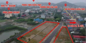 Đấu giá 120m2 Bigsun Hữu Bằng , Kiến Thụy giá 1,9x tỷ