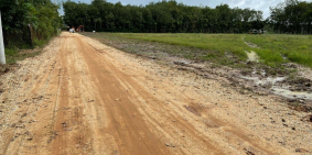 Bán đất xã Tân Hiệp, huyện Tân Châu, Tây Ninh, 1305m2, 1,655 tỉ, góc 2MT.