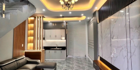 Nhà lầu mới đầy đủ nội thất hẻm 135 Đồng Văn Cống