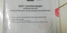 Bán nhà Võ Văn Vân, đang cho thuê - Diện tích 32m2, 1 trệt, 1 lầu, Nhỉnh 1 tỷ