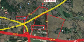 Đất thổ cư ven khu công nghiệp quế võ 2 mở rộng, giá đầu tư