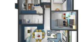 Căn hộ Thiên Quân Marina Plaza 3 phòng ngủ giá tốt hiện nay