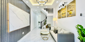 Bán nhà hẻm xe hơi Nơ Trang Long,  35m2 1 trệt 2 lầu,sân thượng, NT cao cấp