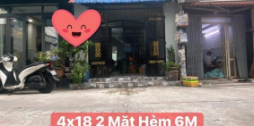 Bán nhà 2MT hẻm xe hơi đường số 11, Bình Tân, DT 4m * 18m, Sổ riêng.