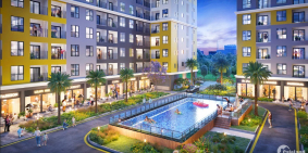 Chỉ với 350tr sở hữu ngay căn hộ 2pn,2wc trong khu phức hợp Bcons City đầu tiên