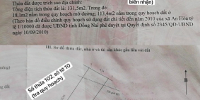 Vỡ nợ bán gấp nhà cấp 4 Đồng Nai Aqua City 132m2 1.7 tỷ