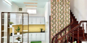 Nhà lầu đẹp hẻm 112 Hoàng Quốc Việt ( đường không ngập nước )