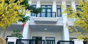 Nhà Phố 1 trệt 1 lầu,38 căn nhà phố(80-100m2), 9 căn biệt thự(150-170m2)