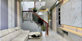 Nhà lầu mới đầy đủ nội thất gần trường Đại học y dược