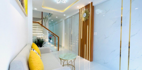 Bán nhà đường Lê Quang Định, phường 5. 1 trệt 1 lầu, 2PN 2WC. Nội thất cao cấp