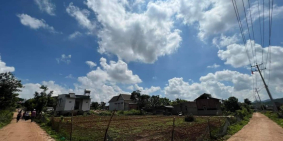 Chính chủ sang nhanh nền 230 m2, sẵn thổ cư tại Tu Tra, ngang 8m, dân cư hiện hữ