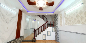 Nhà lầu hoàn công khu dân cư 3A