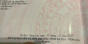 Chính chủ cần bán đất 109m2, trung tâm hành chính huyện Đất Đỏ, 1,3 tỷ