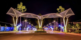 Nền ngộp gần công viên Stella mega city