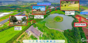 Đất biệt thự 2 mặt view trực diện sông - Hồ. Đường chính 30m.