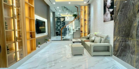 NHÀ ĐẲNG CẤP - HẺM Ô TÔ 8m - FULL NỘI THẤT XỊN SÒ