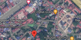 Bán lô đất 99m2 2 mặt tiền p Phan Đình Phùng, tp Thái Nguyên. Giá 1ty xxx