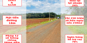 chính chủ cần bán lô đất vườn thổ cư mặt tiền đường 18m sổ hồng riêng
