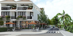 NHÀ PHỐ 1 TRỆT 1 LẦU MẶT TIỀN QUỐC LỘ 1A TẠI THỊ TRẤN TÂN HIỆP CHÂU THÀNH TIỀN G