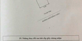 Bán đất MP Hồng Châu, ph Lê Thanh Nghị, TP HD, 68.4m2, mt 4.5m, đường 20.5m, vie