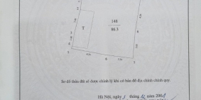 Bán nhà riêng 86,3m mặt tiền 7,5m 3 tầng 2PN ngõ 58 Đào Tấn sổ đỏ chính chủ