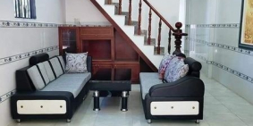 Nhà Tân Phước Khánh, Tân Uyên, BD. DT 60m2 2pn , 2wc, phòng thờ riêng.