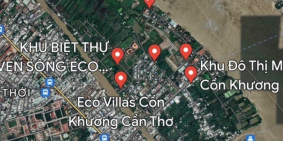 Nền đẹp Khu biệt thự Vạn Phát Cồn Khương (Sông Hậu)