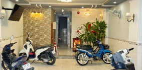 Bán căn hộ dịch vụ 5 lầu mặt tiền đường số KDC Bông Sao P.5 Quận 8